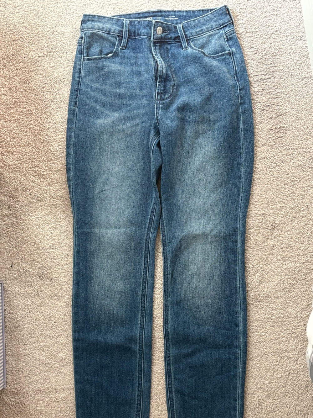 Old Navy Women’s Wow High-Rise Straight Jeans - Medium Wash